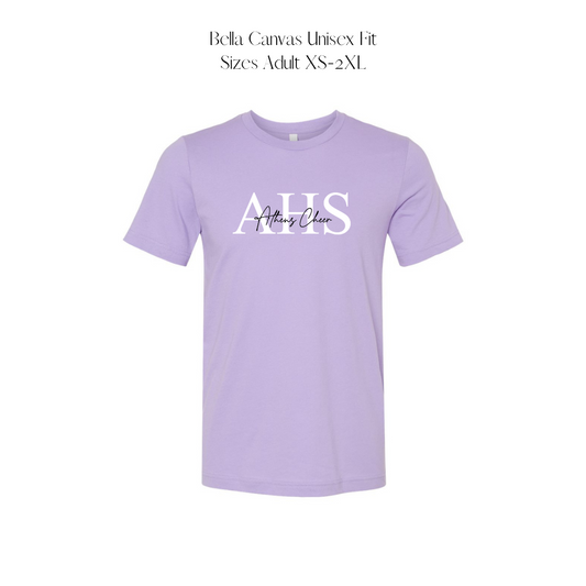 Custom Order Athens Cheer- HS - Purple Tee